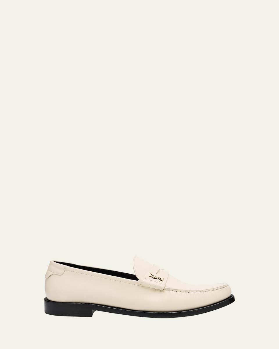 Le Leather YSL Penny Loafers